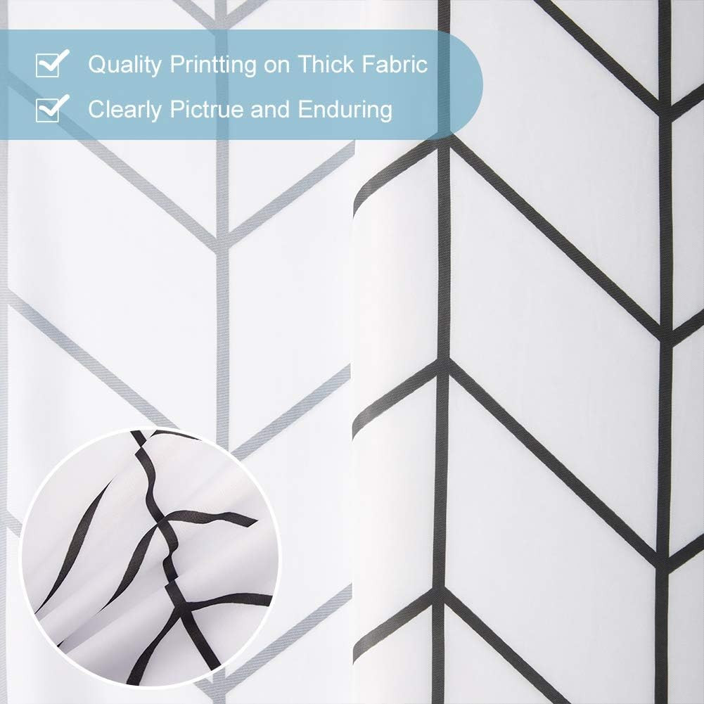 Zuhanyfüggöny - SQUARE - Impregnált textil - 180 x 200 cm - Image 6