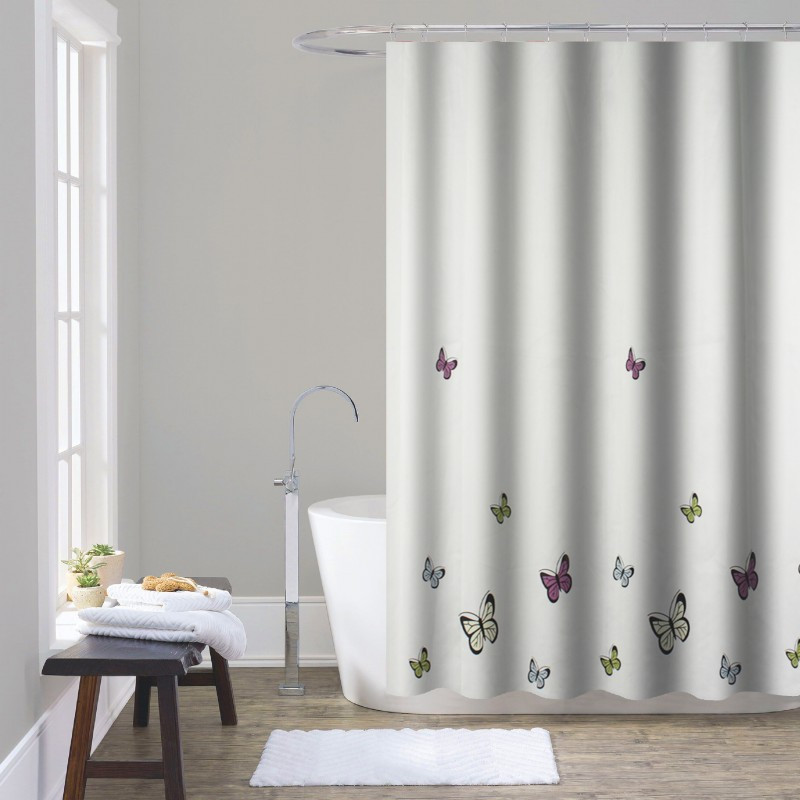 Zuhanyfüggöny - NEW BUTTERFLY - Impregnált textil -180 x 200 cm - Image 2