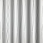 Zuhanyfüggöny - LINES - Impregnált textil - 180 x 200 cm