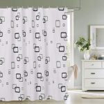 Zuhanyfüggöny - NEW GEOMETRY - Impregnált textil - 180 x 200 cm