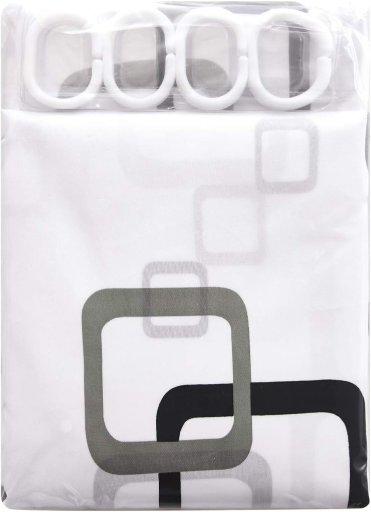 Zuhanyfüggöny - NEW GEOMETRY - Impregnált textil - 180 x 200 cm - Image 6
