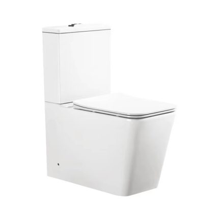 Eros ES QUADRO monoblokk WC - perem nélküli - WC ülőkével komplett