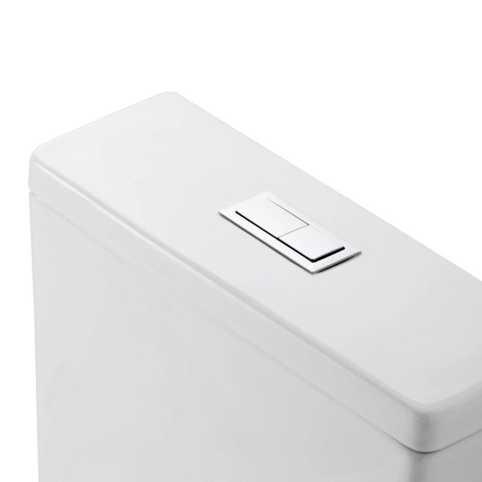 Eros ES QUADRO monoblokk WC - perem nélküli - WC ülőkével komplett