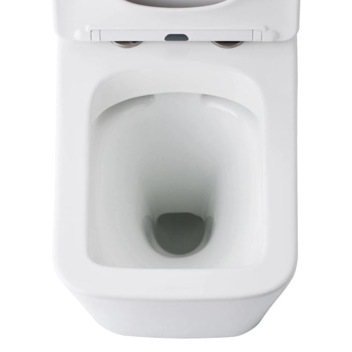 Eros ES QUADRO monoblokk WC - perem nélküli - WC ülőkével komplett