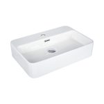 Eros TRUST 2 - PULTRA ültethető - Top Counter - porcelán mosdó - 55 x 38 cm
