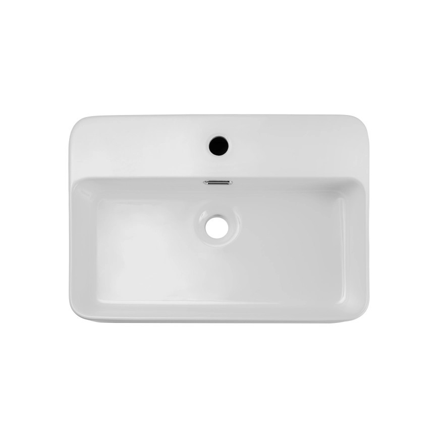 Eros TRUST 2 - PULTRA ültethető - Top Counter - porcelán mosdó - 55 x 38 cm - Image 3