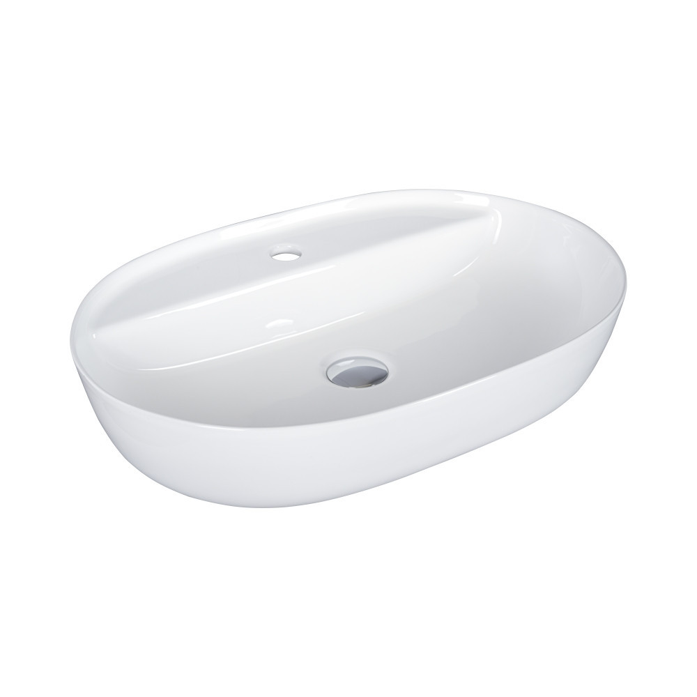 Eros ROCK 5 - PULTRA ültethető - Top Counter - porcelán mosdó - 60 x 40 cm