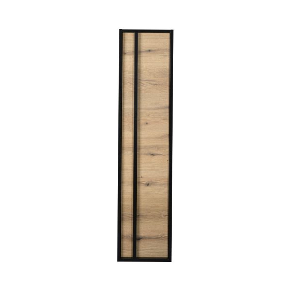 Piramida EURIDIKA OLIVA - FEKETE BETA fali fürdőszobai - ÁLLÓSZEKRÉNY - 35 x 150 x 30 cm