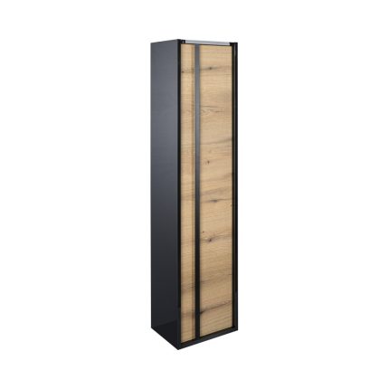 Piramida EURIDIKA OLIVA - FEKETE BETA fali fürdőszobai - ÁLLÓSZEKRÉNY - 35 x 150 x 30 cm