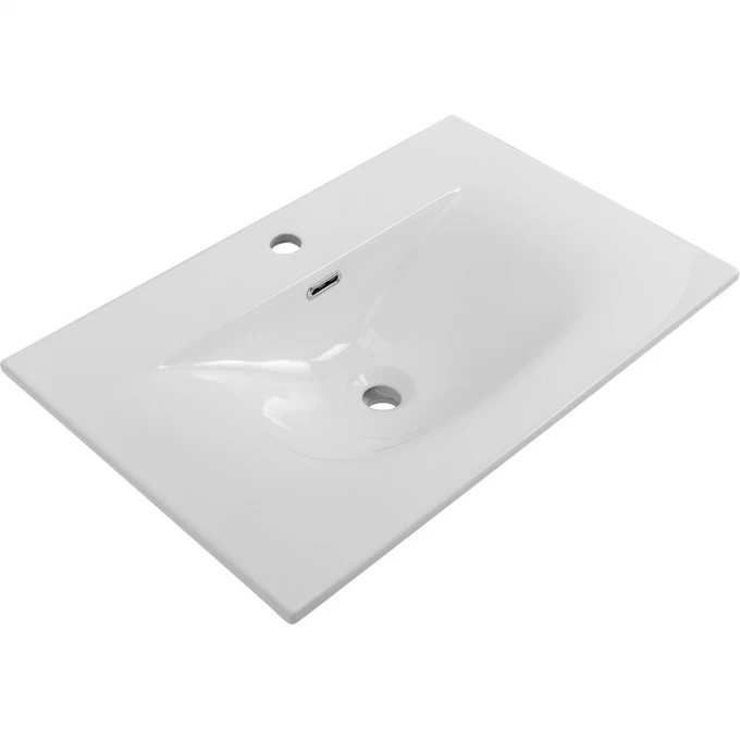 TMP MODENA 75 fali függesztett fürdőszobabútor - SKY E-8099-75 porcelán mosdóval - 75 x 46 x 55 cm - Image 5