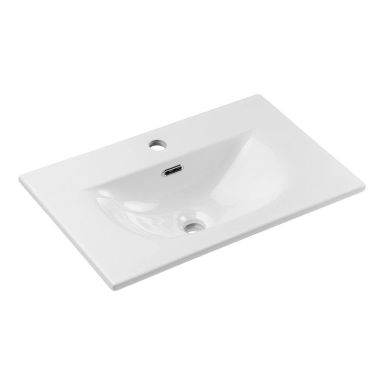 TMP SLIM STRIPE 60 fali függesztett fürdőszobabútor - SKY E-8099-60 porcelán mosdóval - 61 x 46 cm - Image 3