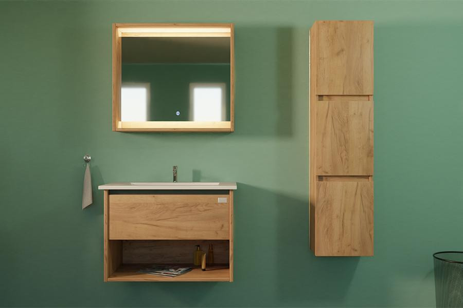 TMP NORD CRAFT tükrös szekrény LED világítással - érintő kapcsolóval - 60 x 65 cm - Image 5