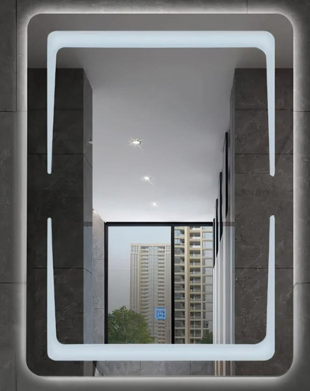 Viva AURA NORD fürdőszobai tükör - érintőkapcsolóval - LED - ÁLLÓ / FEKVŐ - 60 x 80 cm - Image 2