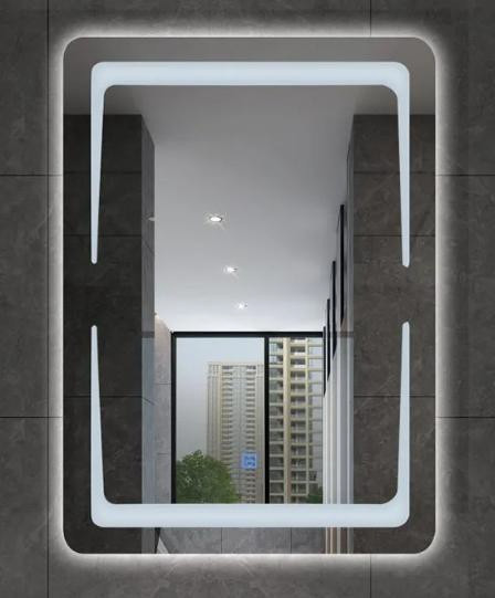 Viva AURA NORD fürdőszobai tükör - érintőkapcsolóval - LED - ÁLLÓ / FEKVŐ - 60 x 80 cm - Image 3