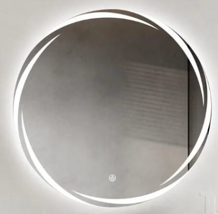 Viva AURA MOON fürdőszoba tükör - érintőkapcsolóval - AMBIENT LED - KEREK - átmérő 65 cm