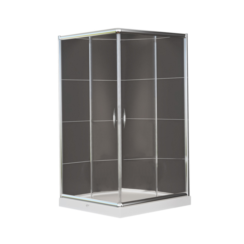 Vela Banyo TMP zuhanykabin - 90 SZÖGLETES - 5 mm víztiszta vízlepergető üveggel - 90 x 90 x 190 cm - Image 2