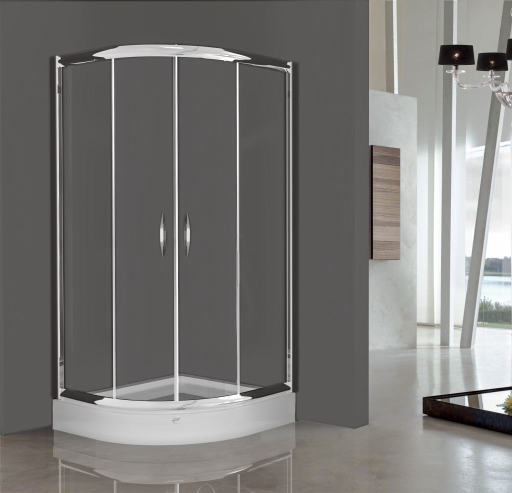 Vela Banyo TMP zuhanykabin - 90 ÍVES - 5 mm víztiszta vízlepergető üveggel - 90 x 90 x 190 cm - Image 4