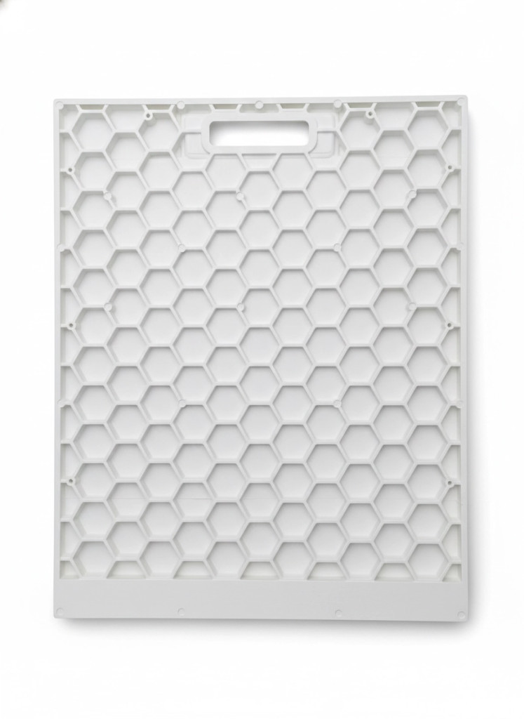 Viva ES zuhanytálca - kőhatású, strukturált pala, kompozit ásvány - matt fehér - 80 x 100 x 3 cm - Image 8