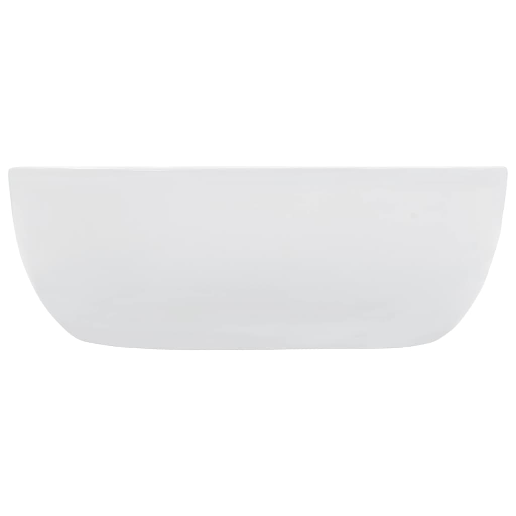 vidaXL fehér kerámia mosdókagyló 42,5 x 42,5 x 14,5 cm - Image 3