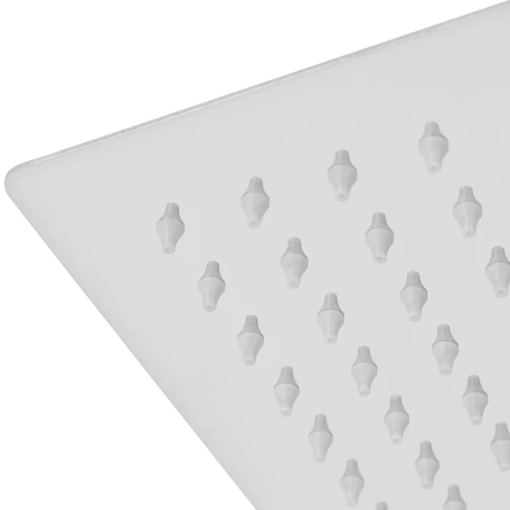 vidaXL Rozsdamentes acél zuhanyrózsa 20x30 cm téglalap alakú - Image 5