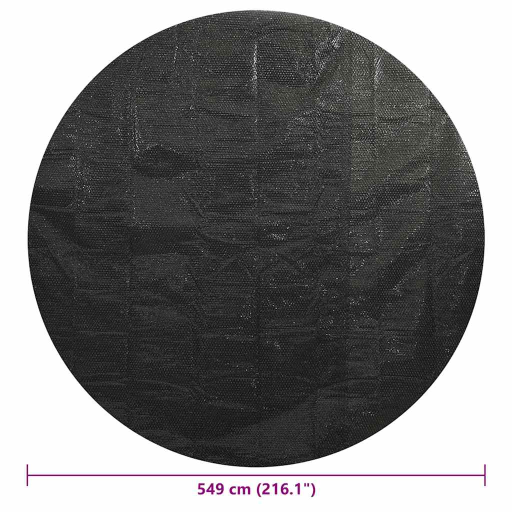 vidaXL fekete polietilén medence takaró 549 cm - Image 6