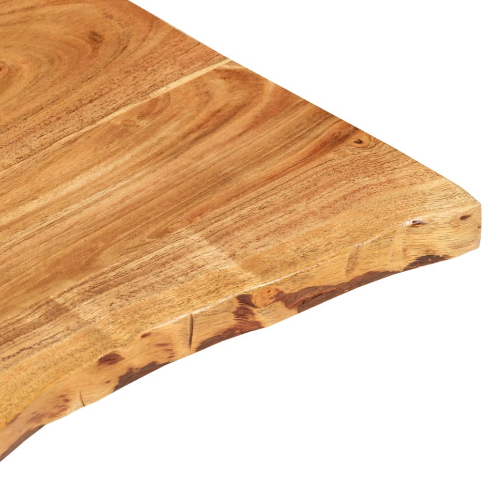vidaXL tömör akácfa fürdőszoba piperepolc 80x52x2,5 cm - Image 6