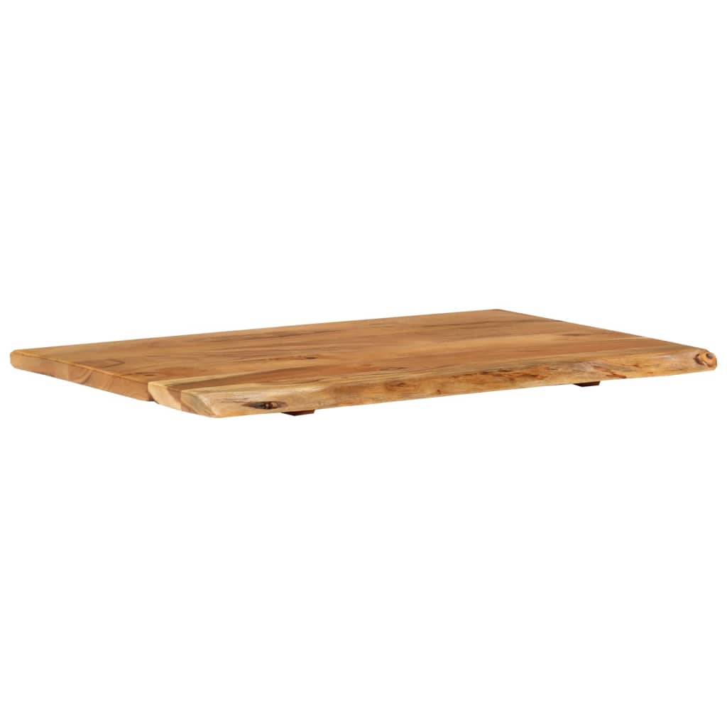 vidaXL tömör akácfa fürdőszoba piperepolc 80x52x2,5 cm - Image 10