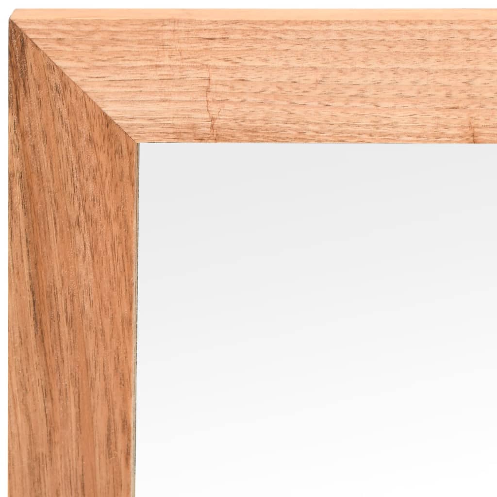 vidaXL 2 részes dióbarna tömör fa fürdőszobai bútorszett - Image 7