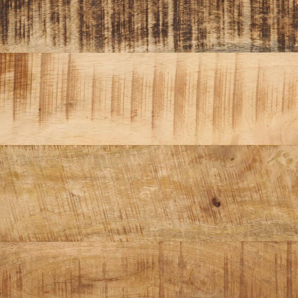 vidaXL vas és tömör mangófa fürdőszobai mosdószekrény 55 x 35 x 60 cm - Image 10