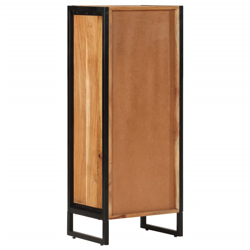 vidaXL tömör akácfa fürdőszobaszekrény 40 x 30 x 100 cm - Image 5