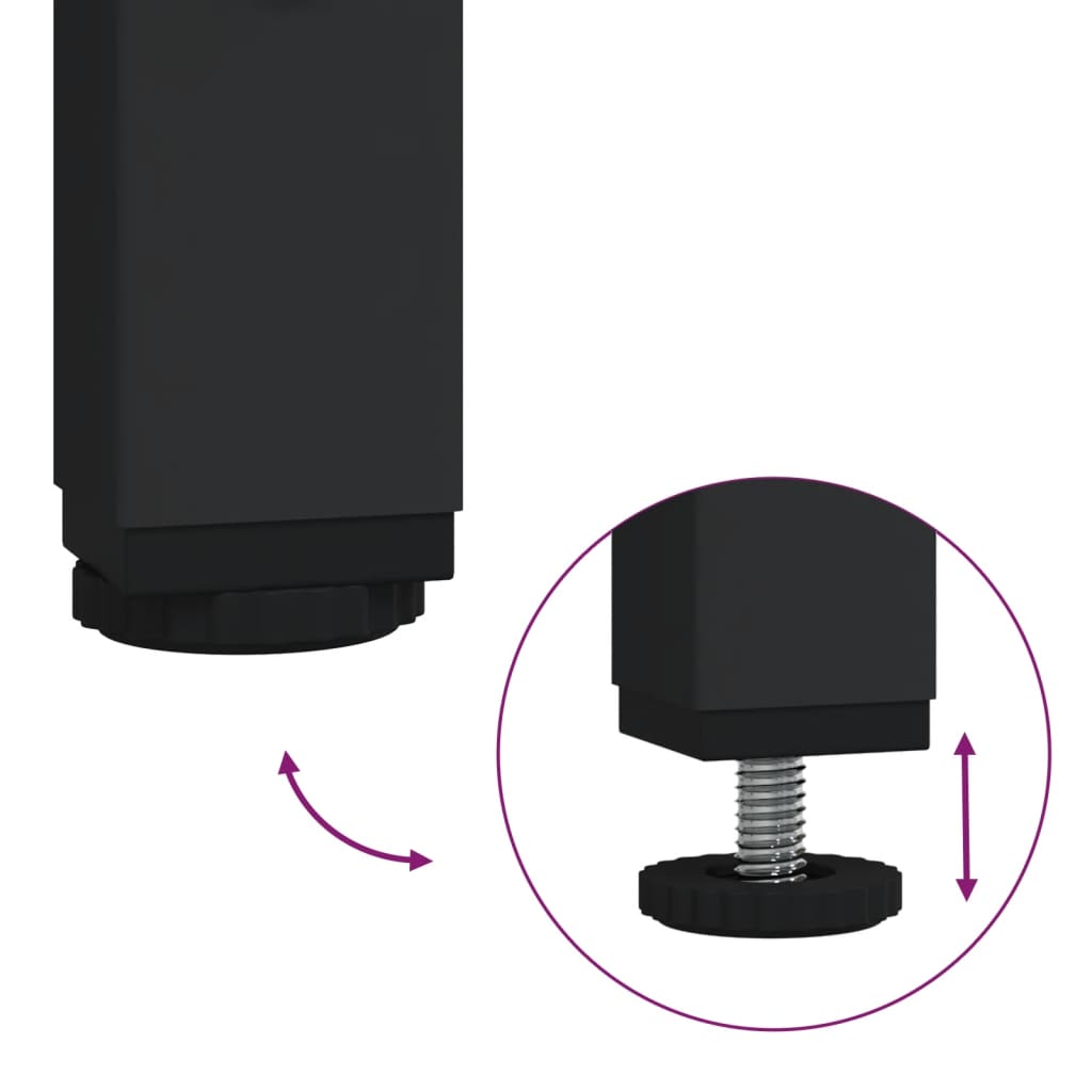 vidaXL 4 részes szürke sonoma színű szerelt fa fürdőszobai bútorszett - Image 9