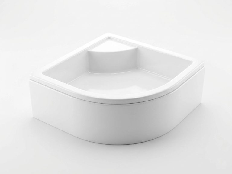 Favorit STEP MAGASÍTOTT zuhanytálca íves - szaniter akril - 90 x 90 x 32 cm - Image 2