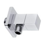 Caldo Freddo QUADRO - sarokszelep - KRÓM - porcelánbetétes - 1/2 " - 3/8"