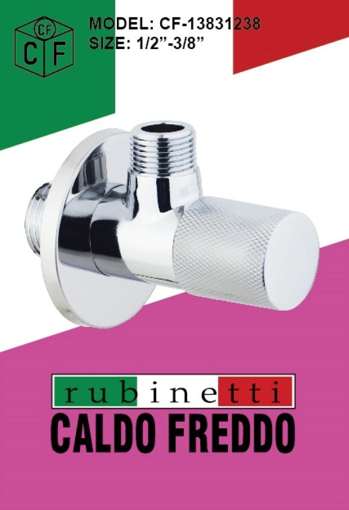Caldo Freddo LUX - sarokszelep - KRÓM - 1/2 " - 3/8" - Image 2