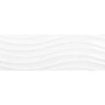 Navarti Flat Ondas Blanco Brillo Dekor 3D falicsempe 25x70