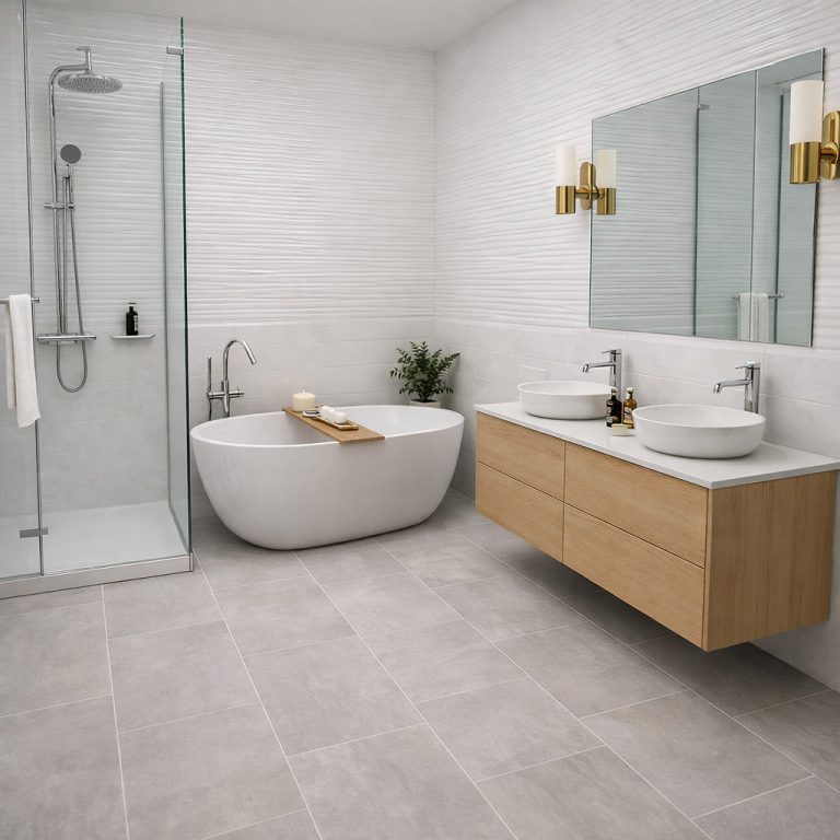 Navarti Flat Liner Blanco Brillo Dekor 3D falicsempe 25x70 - Image 2