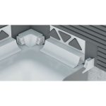 Bolta Fürdőkádszegőléc PVC 8 mm 2,50m 42151