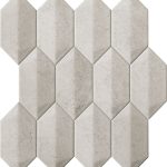 Domino Dover Graphite Mosaic dekorcsempe 25x30