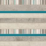 Domino L-Gris Turkus dekorcsempe 5x35