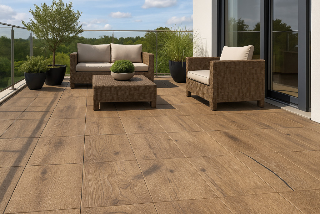 Cerrol TIMBER ORANGE 2CM járólap 60x60 - Image 3
