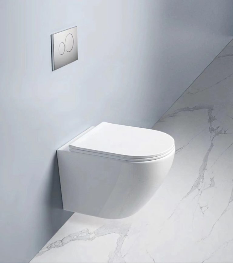 Eros ES BELLA SLIM fali WC - perem nélküli - WC ülőkével - VORTEX örvényöblítéssel - 49 cm - Image 5