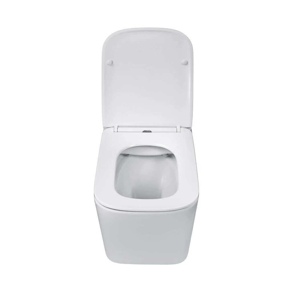 Eros ES QUADRO fali wc - ülőkével komplett - perem nélküli öblítés - 49,5 cm - Image 3