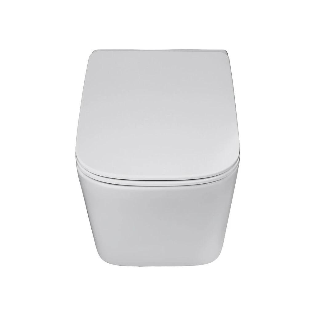 Eros ES QUADRO fali wc - ülőkével komplett - perem nélküli öblítés - 49,5 cm - Image 4