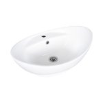 Eros GONDOLA - PULTRA ültethető - Top Counter - porcelán mosdó - 59 x 39 x 21 cm