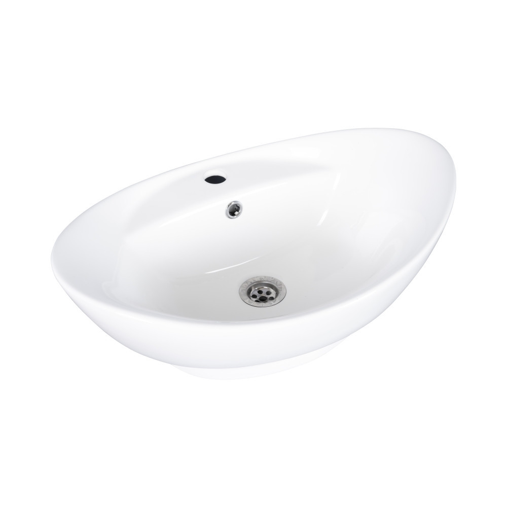 Eros GONDOLA - PULTRA ültethető - Top Counter - porcelán mosdó - 59 x 39 x 21 cm