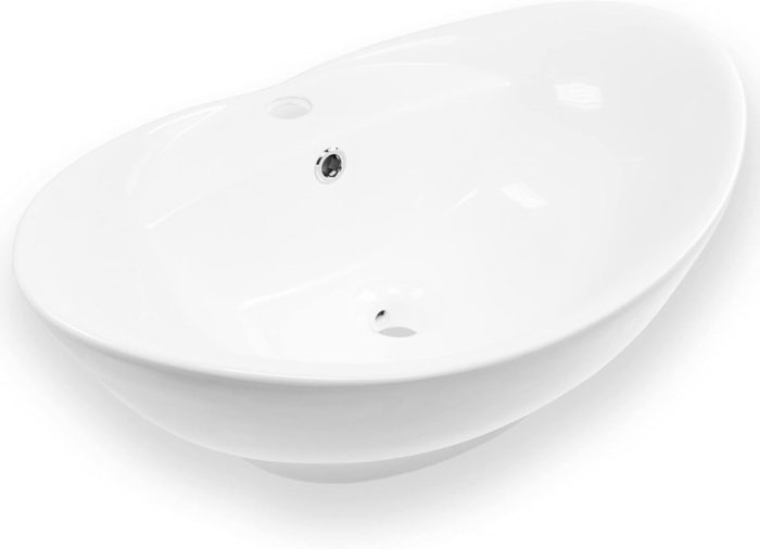 Eros GONDOLA - PULTRA ültethető - Top Counter - porcelán mosdó - 59 x 39 x 21 cm