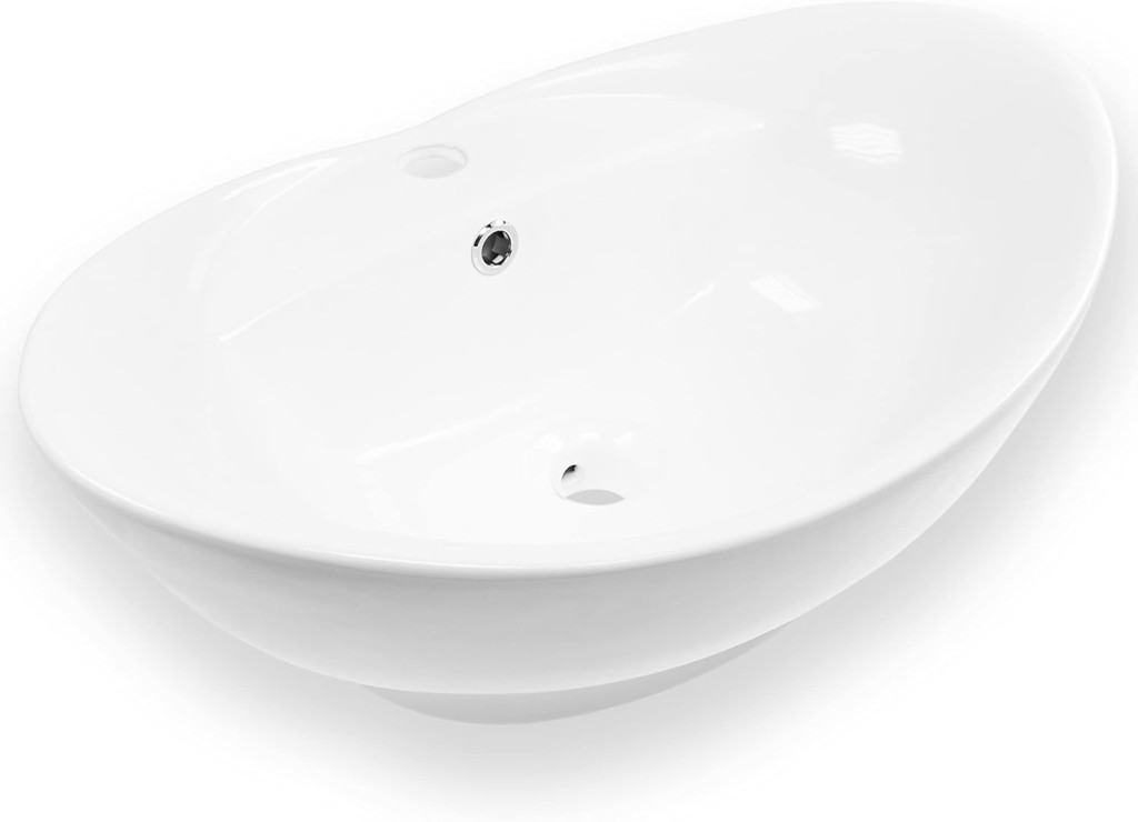 Eros GONDOLA - PULTRA ültethető - Top Counter - porcelán mosdó - 59 x 39 x 21 cm - Image 5