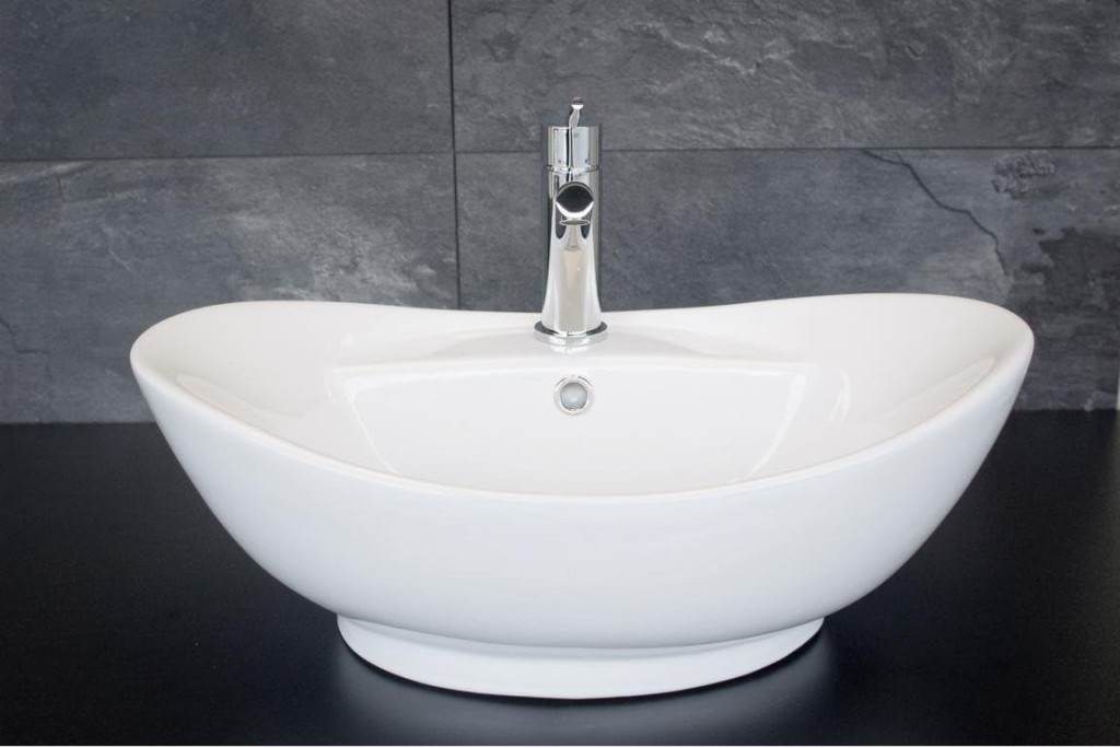 Eros GONDOLA - PULTRA ültethető - Top Counter - porcelán mosdó - 59 x 39 x 21 cm - Image 7