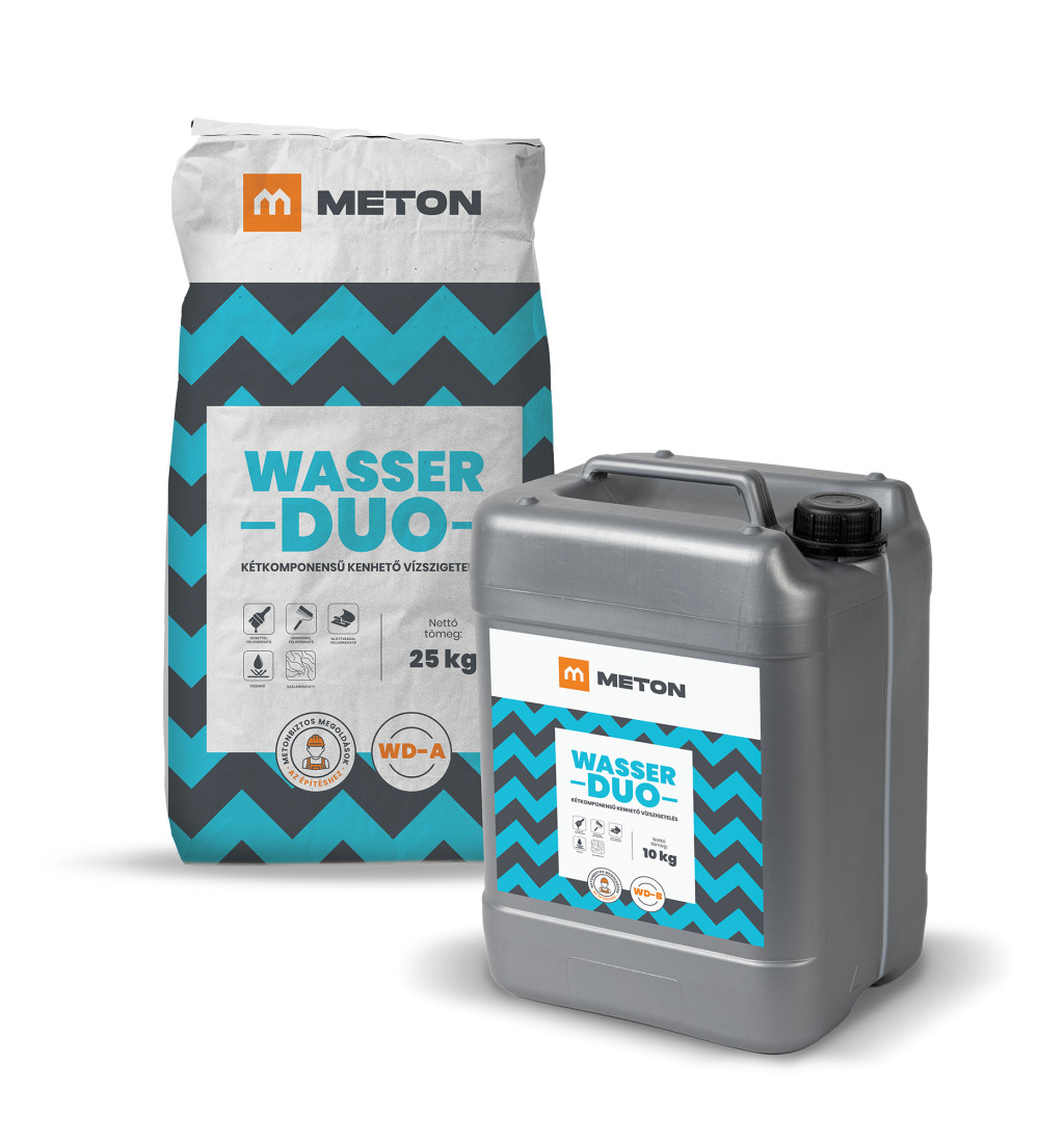 Meton WASSER DUO kétkomponensű kenhető vízszigetelés A+B 35kg