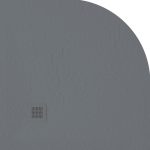 Angular Slate Antracita íves zuhanytálca 90X90